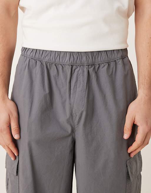 DESIGN Tapered Cargo Trouser In Grey