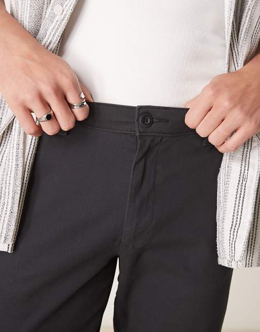 DESIGN Tapered Chinos In Black