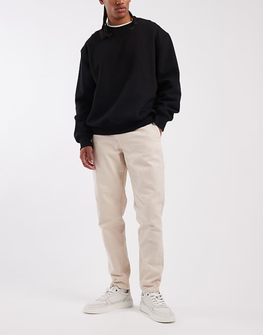 DESIGN Tapered Chinos In Stone