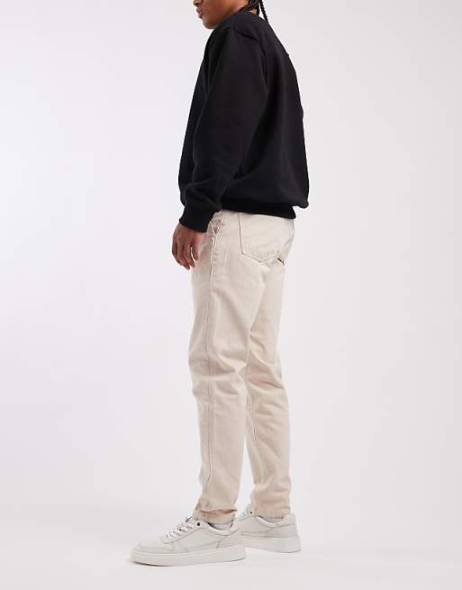 DESIGN Tapered Chinos In Stone