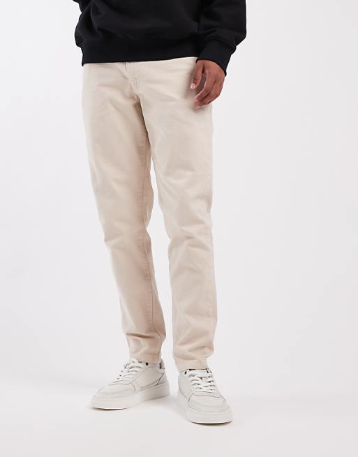 DESIGN Tapered Chinos In Stone