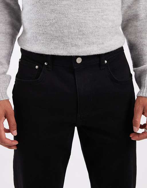 DESIGN Tapered Jeans In Black