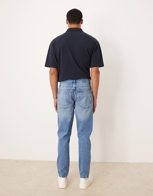 DESIGN Tapered Jeans In Light Wash
