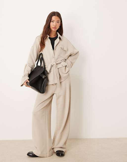 DESIGN tracksuit co-ord in stone