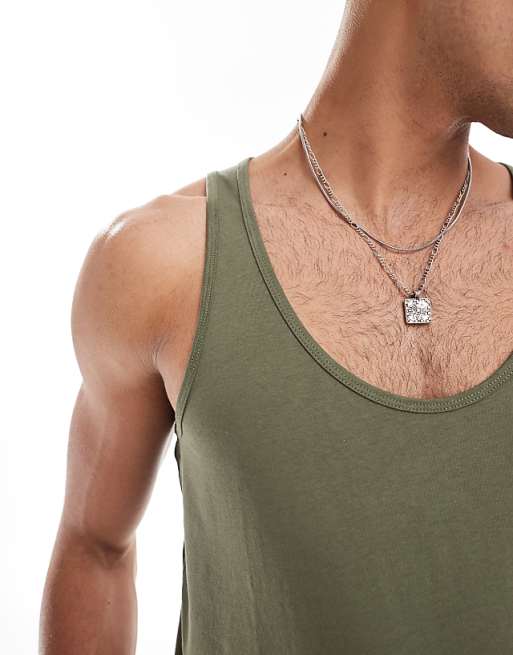 DESIGN Vest In Khaki