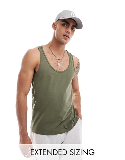 DESIGN vest in khaki