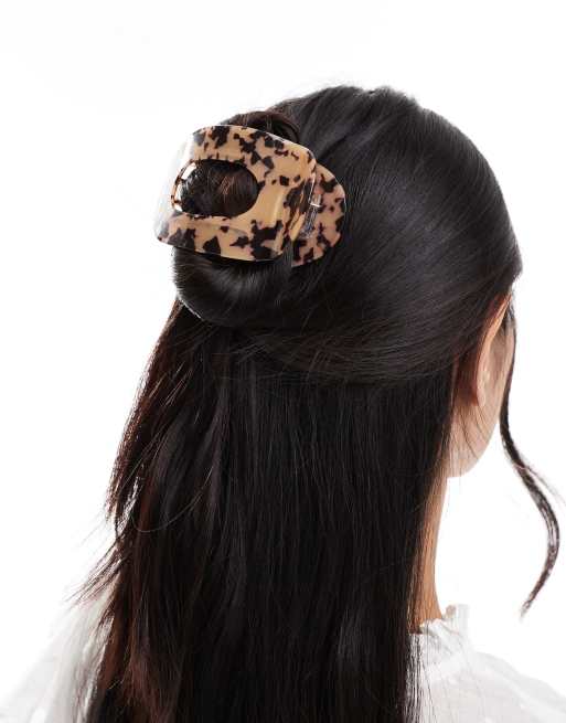 DESIGN XL Horizontal Hair Claw In Tort