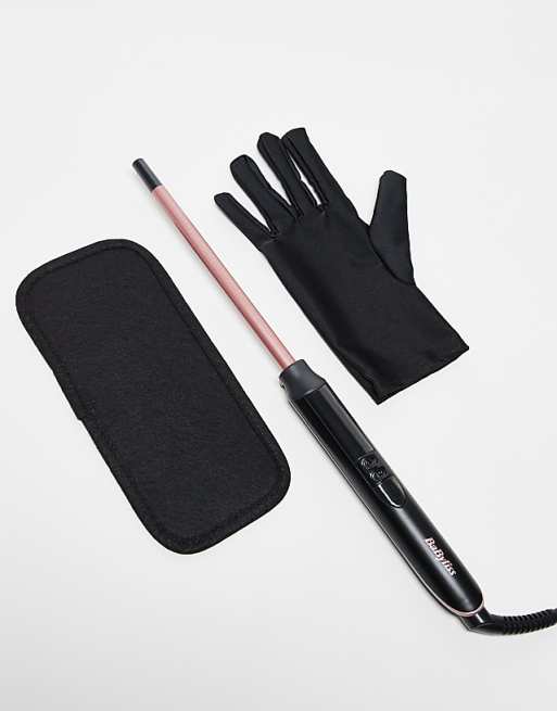 BaByliss Rose Quartz Tight Curls Hair Wand - UK Plug