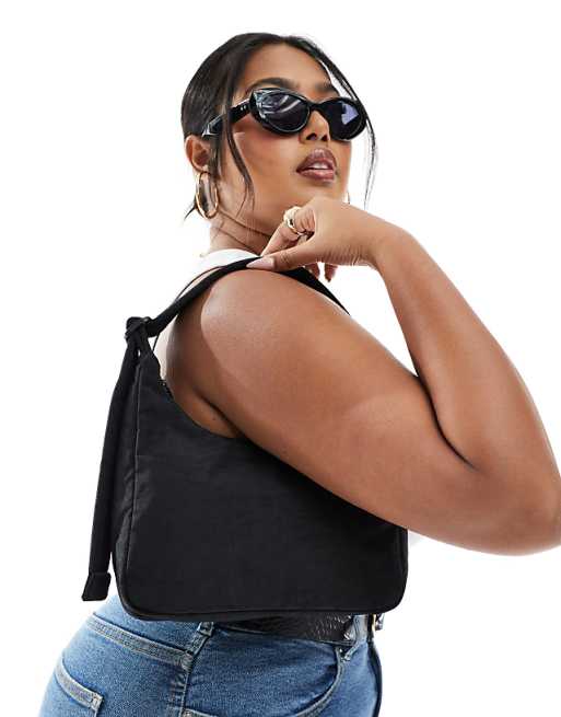 Baggu mini nylon shoulder bag in black