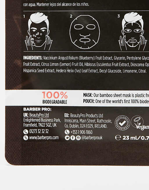 BARBER PRO Anti- Ageing Vitamin C Sheet Mask