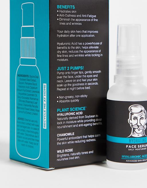 BARBER PRO Hydrating Hyaluronic Acid 2% Face Serum 30ml