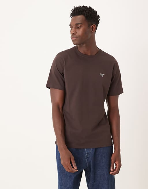 Barbour Essential sports t-shirt in brown