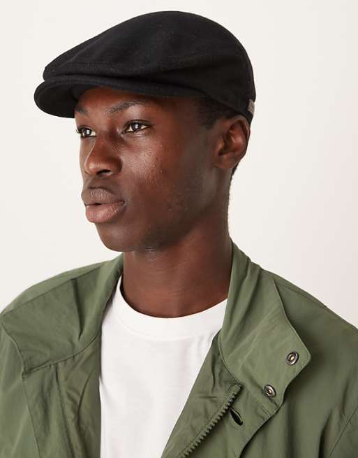 Barbour Redshore Flat Cap In Black