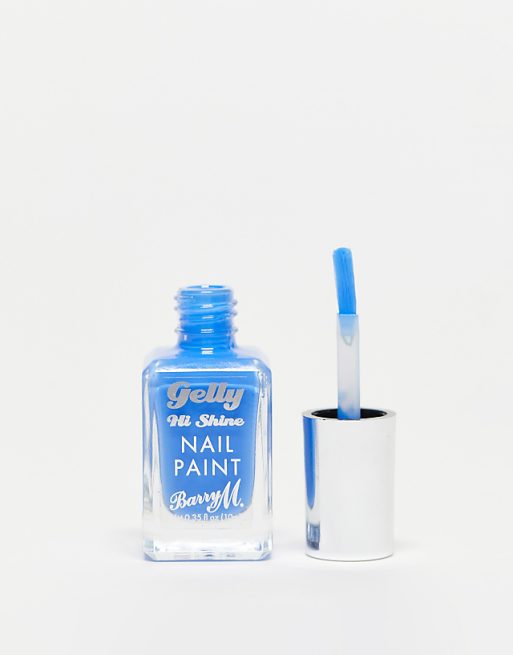 Barry M Gelly Hi Shine Nail Paint - Blue Margarita