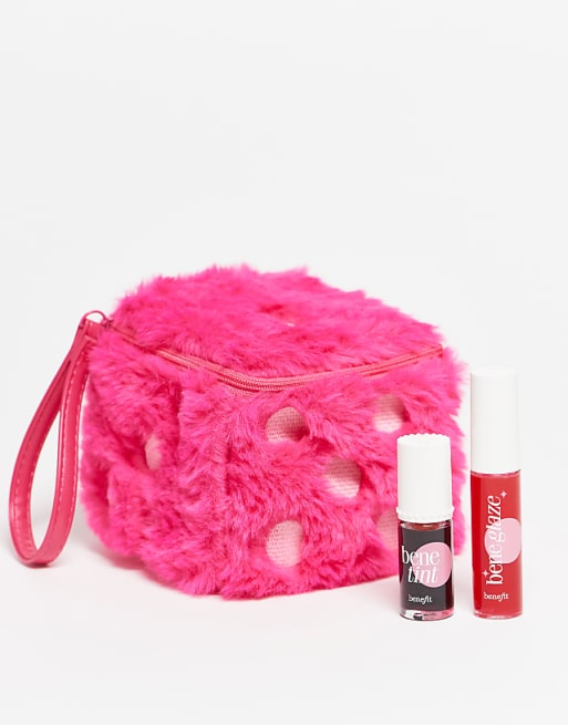 Benefit Rollin With Benetint Cheek & Lip Tint And Limited Edition Lip Oil Duo With Beauty Bag