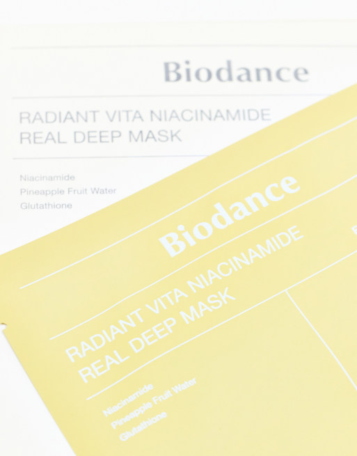 BIODANCE Radiant Vita Niacinamide Real Deep Mask X4