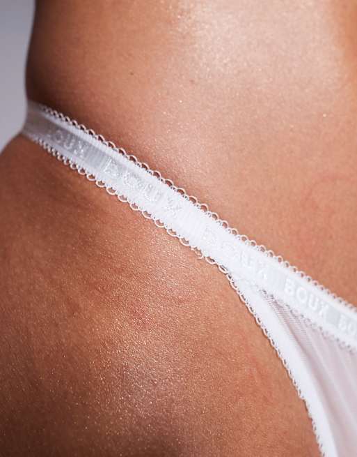 Boux Avenue Gracey Thong In White