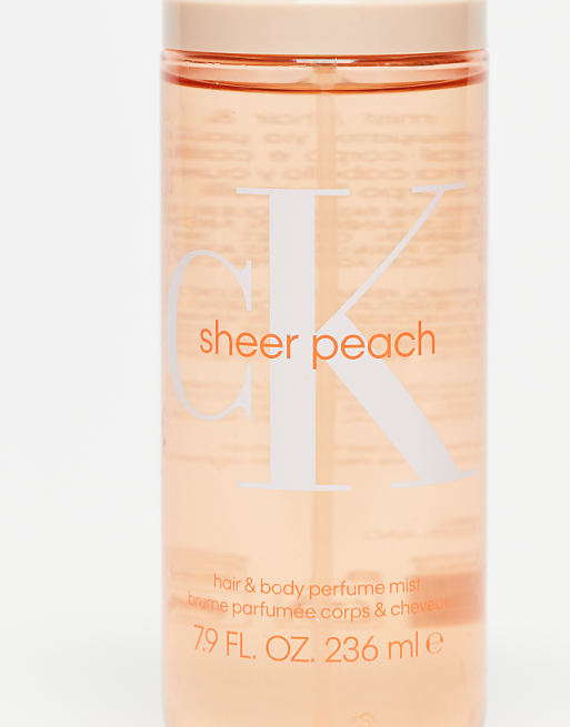 Calvin Klein Hair & Body Perfume Mist - Sheer Peach 236ml