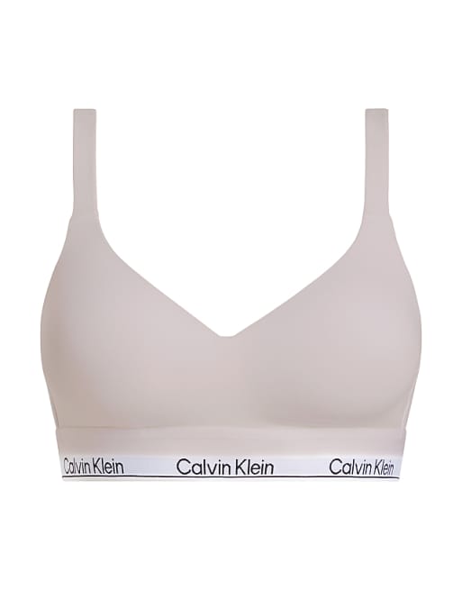 Calvin Klein Lift Bralette - Modern Cotton In White