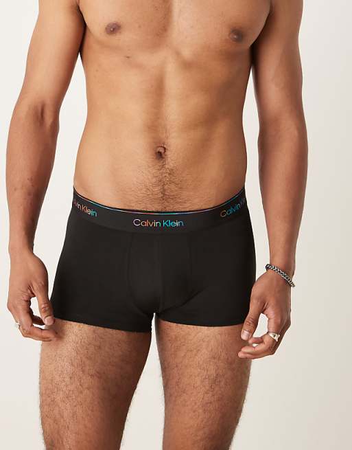 Calvin Klein Pride low rise trunk in black