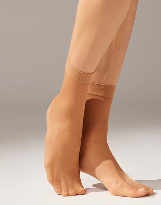 Calzedonia 20 denier sheer socks in bronze