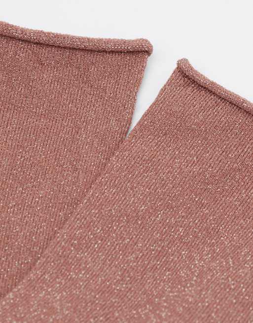 Calzedonia Glitter Socks In Cameo Pink
