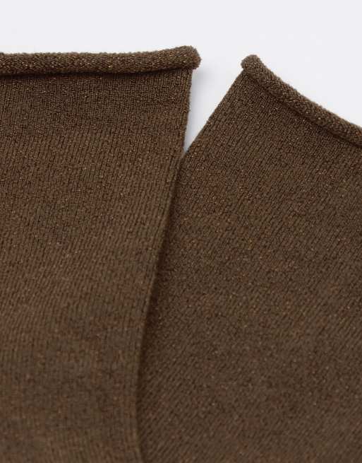 Calzedonia Glitter Socks In Intense Brown