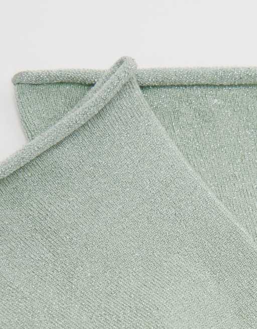 Calzedonia Glitter Socks In Quartz Green