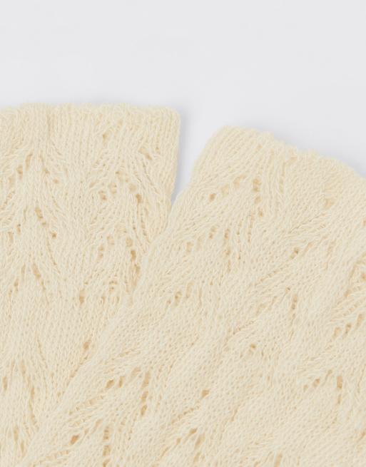 Calzedonia Openwork Socks In Cream
