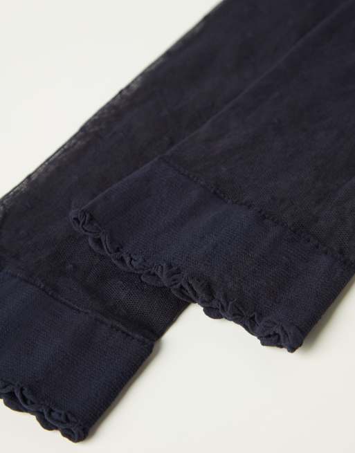 Calzedonia Patterned Knee-high Socks In Blue Polka Dots