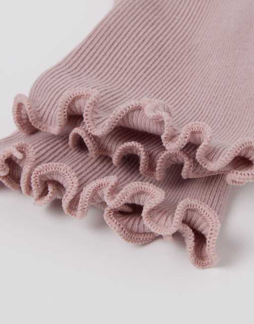 Calzedonia Ribbed Socks In Antique Pink