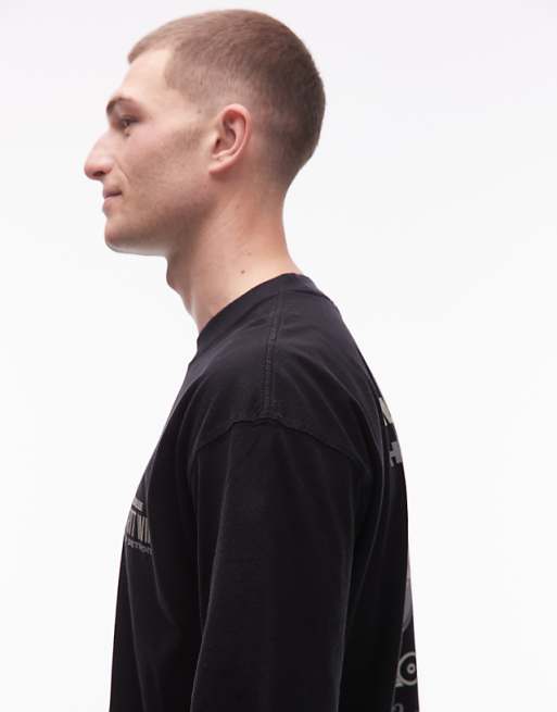 Carhartt WIP Arcan Loose Fit Motif T-shirt In Black