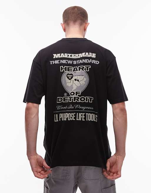 Carhartt WIP arcan loose fit motif t-shirt in black