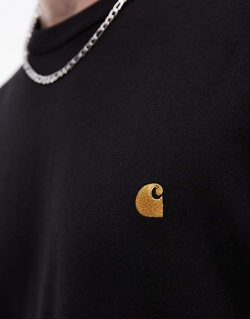 Carhartt WIP Chase T-shirt In Black