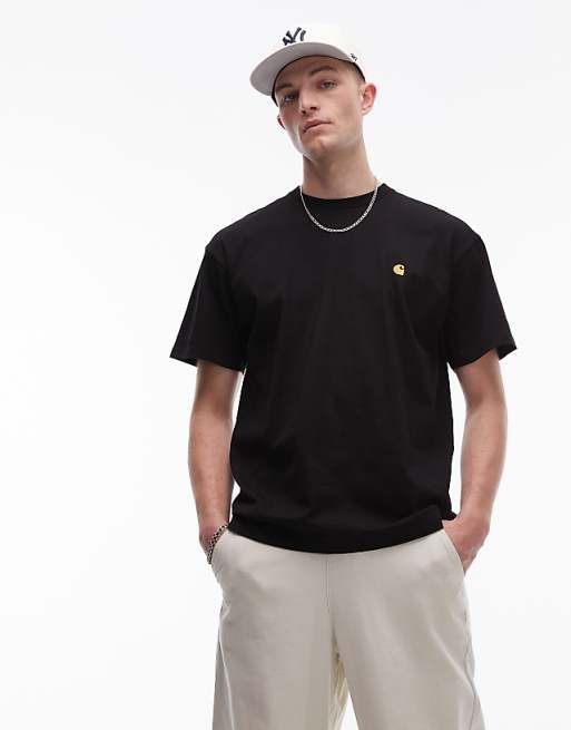 Carhartt WIP chase t-shirt in black