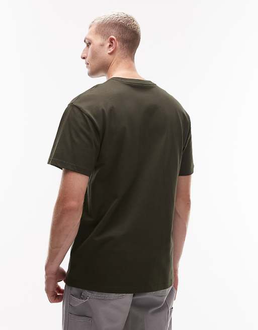 Carhartt WIP Chase T-shirt In Olive Green