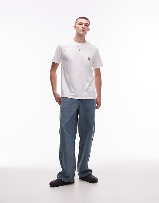 Carhartt WIP Pocket T-shirt In White