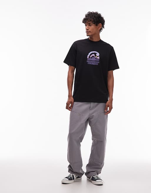 Carhartt WIP Rising Helix Loose Fit T-shirt In Black