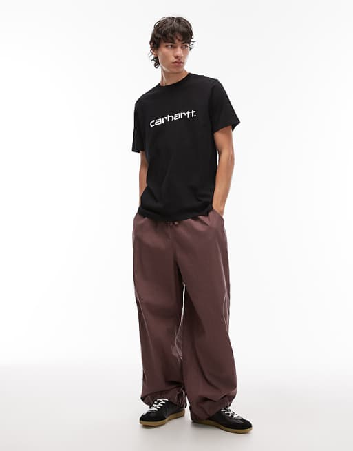 Carhartt WIP Script T-shirt In Black