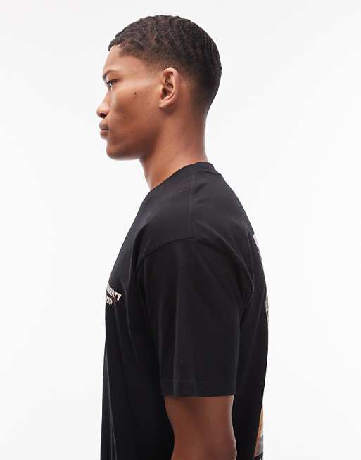 Carhartt WIP Wiptopia Backprint Loose Fit T-shirt In Black