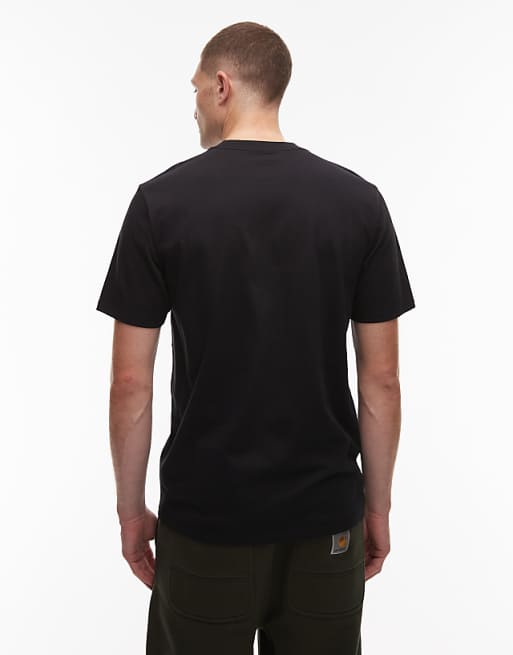 Carhartt WIP Work Life Romance Relaxed Fit Motif T-shirt In Black