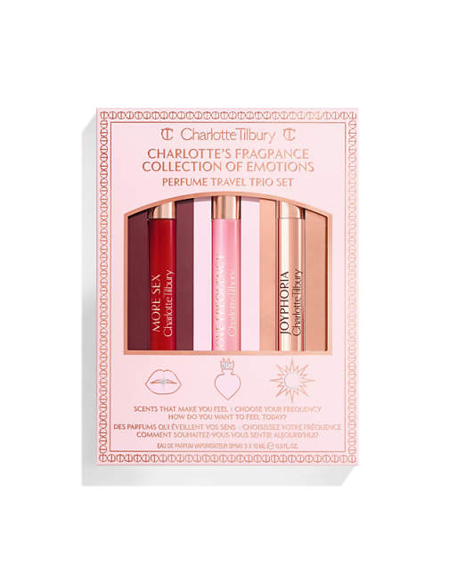Charlotte Tilbury Collection of Emotions Fragrance Travel Trio Set