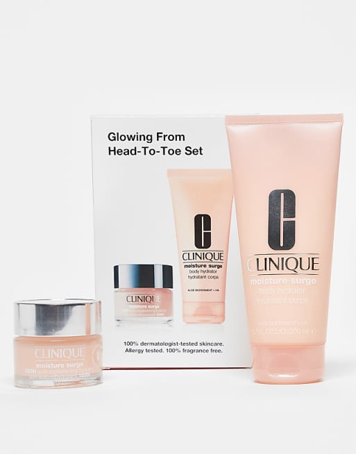 Clinique Glowing From Head-To-Toe Gift Set - 35% Saving