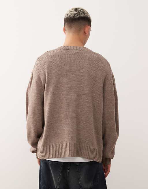 COLLUSION Brown Cardigan