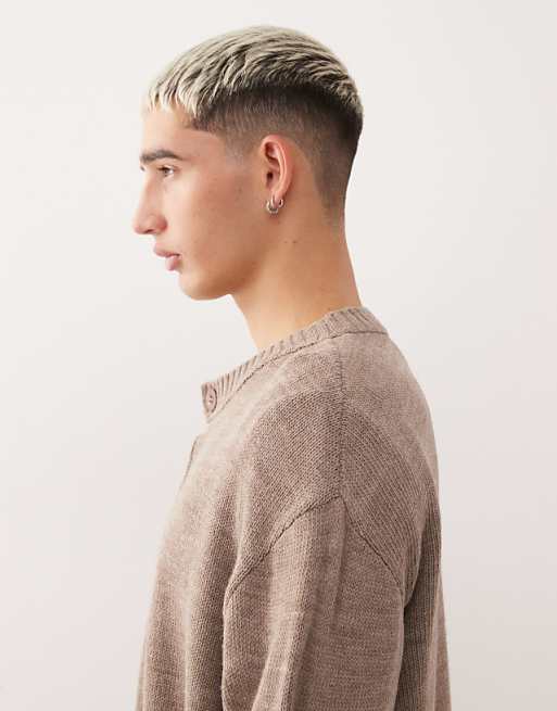COLLUSION Brown Cardigan