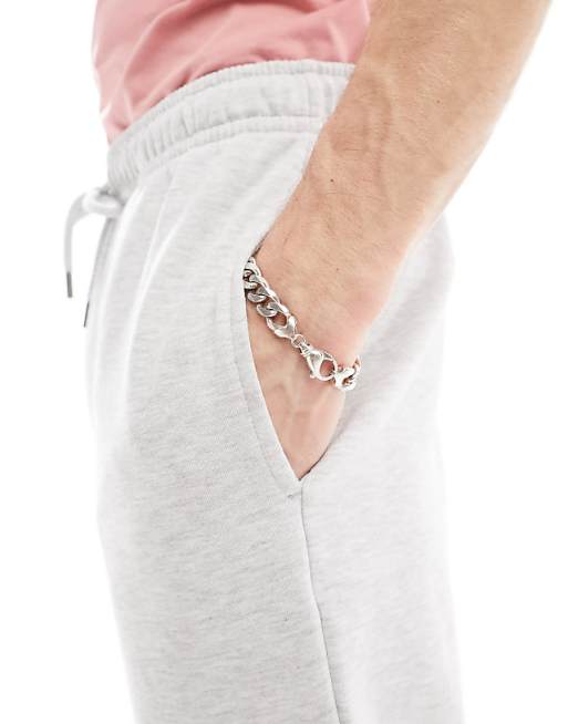 COLLUSION Joggers In Grey Marl
