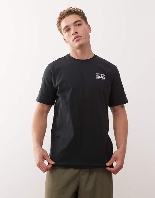 Columbia Explorers Canyon Back T-shirt In Black
