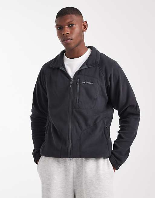 Columbia Fast Trek II Full Zip Tech Fleece In Black