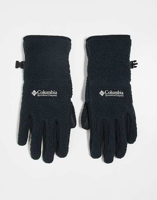 Columbia Helvetia II sherpa gloves in black