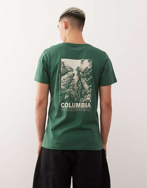 Columbia Rapid Ridge Back graphic t-shirt in green